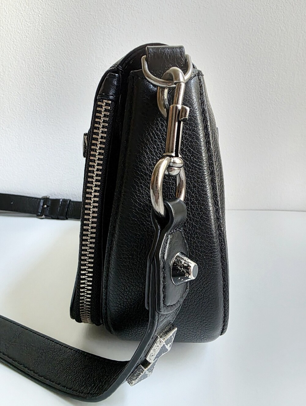 Marc Jacobs Recruit Studded Saddle Bag - Picture 5 of 14